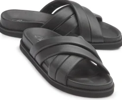 Sandalen|Pantoletten|Horsch Schuhe Pantolette in Übergrößen Schwarz