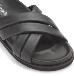Sandalen|Pantoletten|Horsch Schuhe Pantolette in Übergrößen Schwarz
