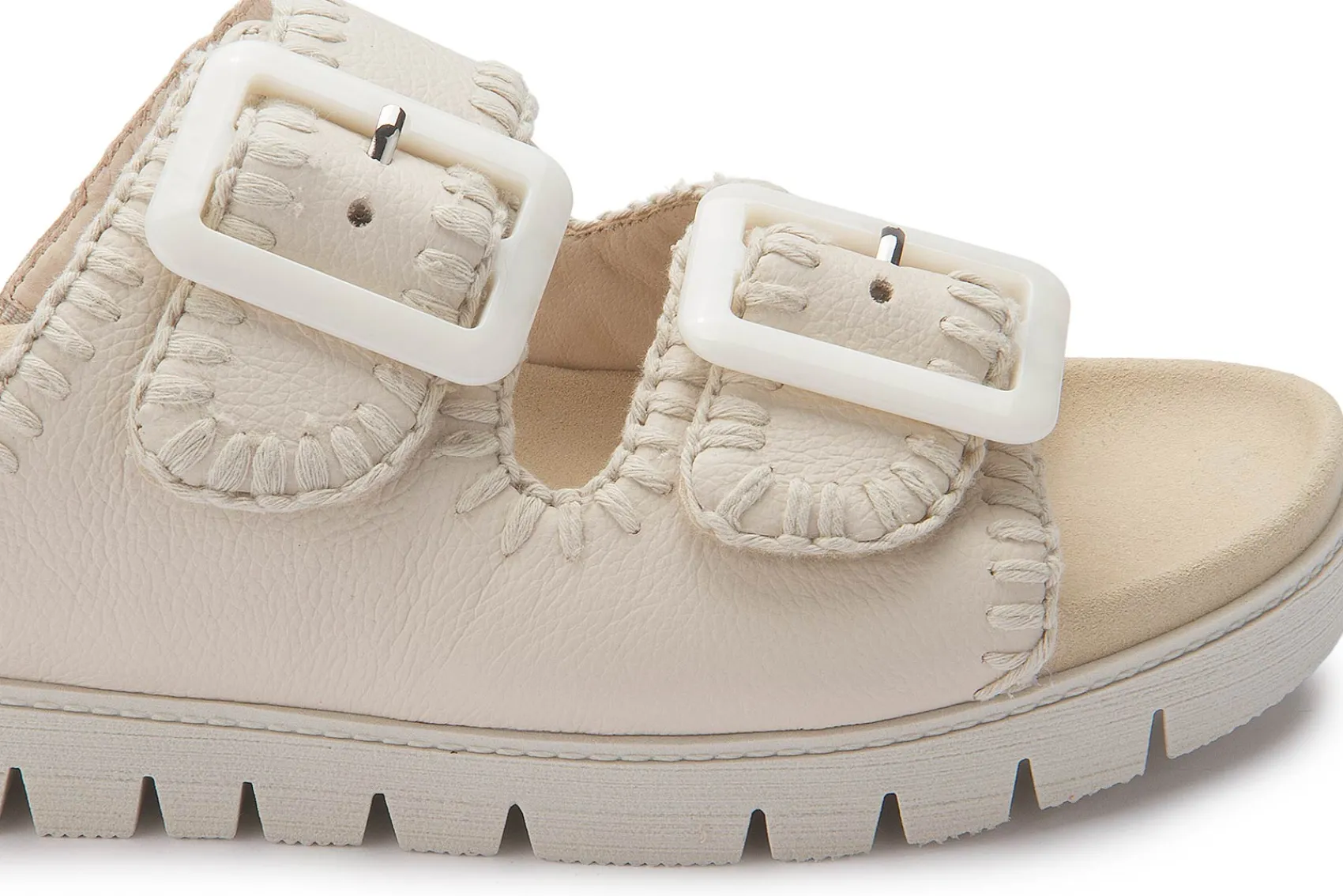 Sandalen|Pantoletten|Gabor Pantolette in Übergrößen Beige