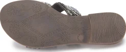 Sandalen|Pantoletten|Horsch Schuhe Pantolette in Übergrößen Schwarz