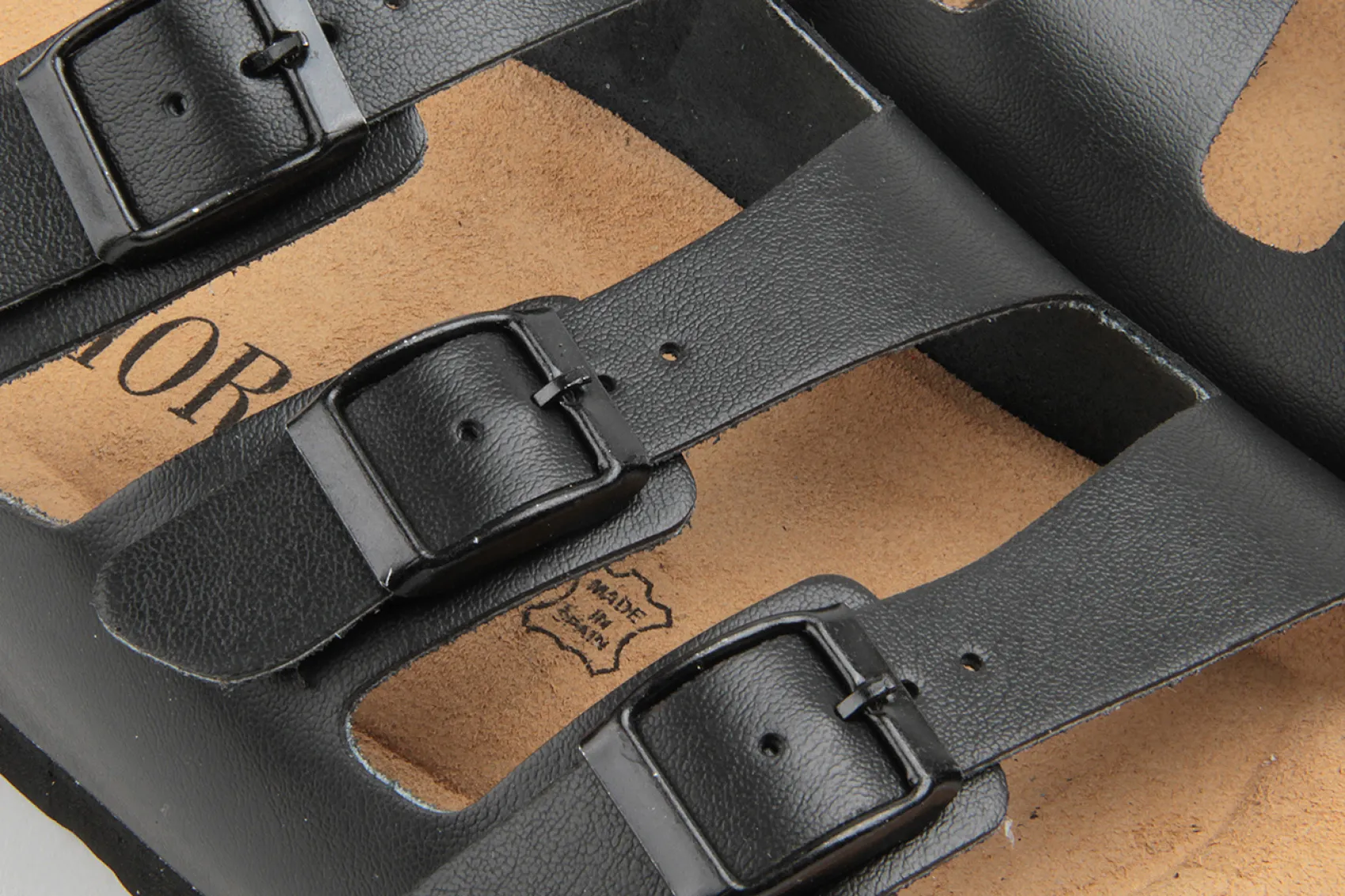 Sandalen|Pantoletten|Horsch Schuhe Pantolette in Übergrößen Schwarz