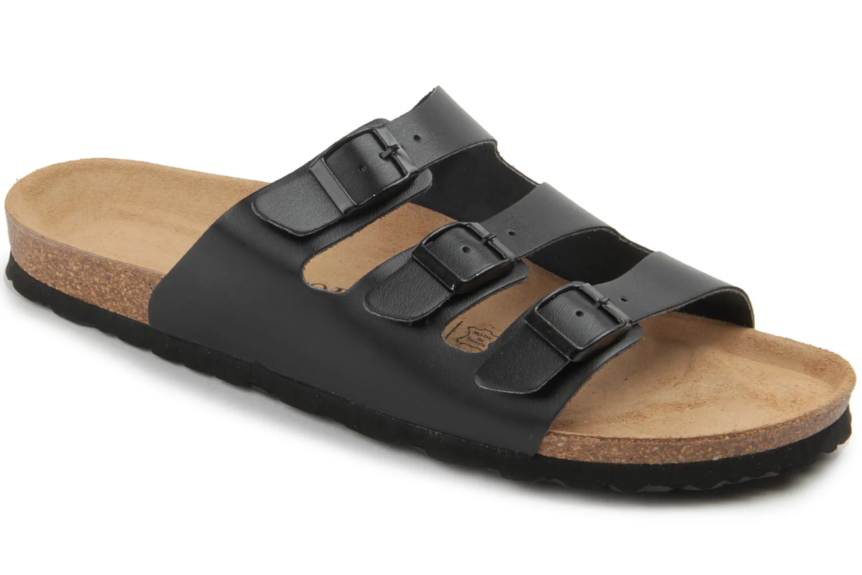 Sandalen|Pantoletten|Horsch Schuhe Pantolette in Übergrößen Schwarz