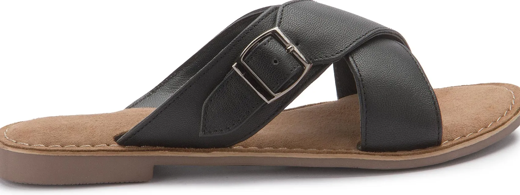 Sandalen|Pantoletten|Horsch Schuhe Pantolette in Übergrößen Schwarz