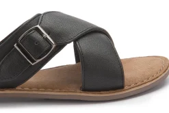 Sandalen|Pantoletten|Horsch Schuhe Pantolette in Übergrößen Schwarz