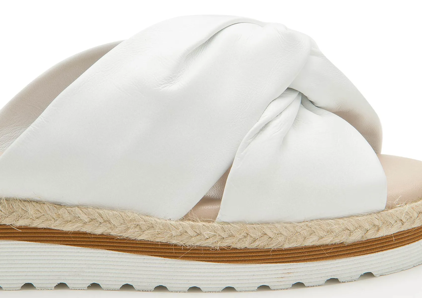Sandalen|Pantoletten|Horsch Schuhe Pantolette in Übergrößen Weiß