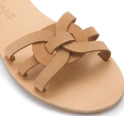 Sandalen|Pantoletten|Horsch Schuhe Pantolette in Übergrößen Braun