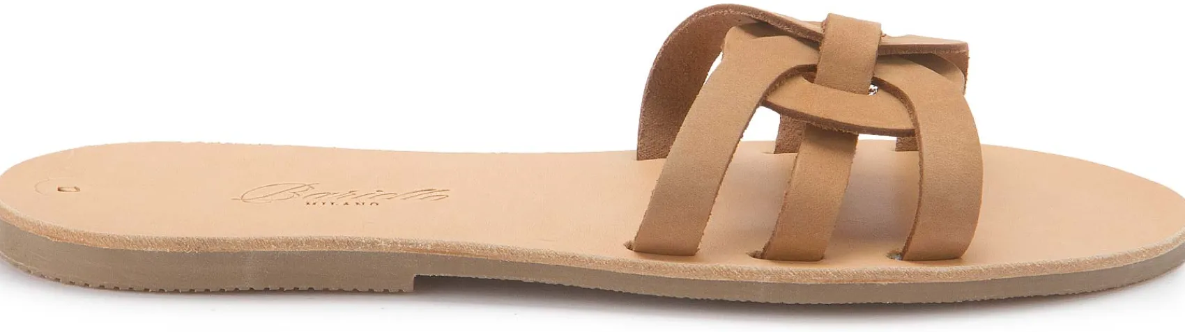 Sandalen|Pantoletten|Horsch Schuhe Pantolette in Übergrößen Braun
