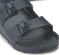 Sandalen|Pantoletten|Horsch Schuhe Pantolette in Übergrößen Blau