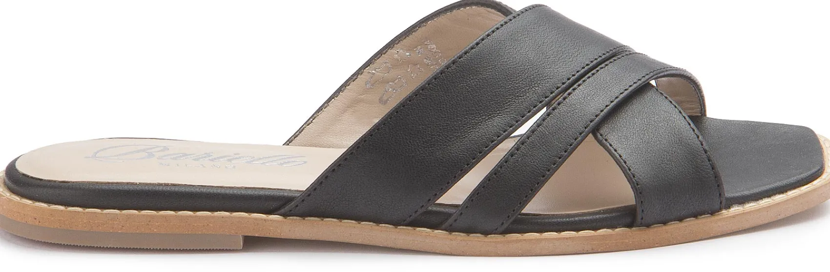 Sandalen|Pantoletten|Horsch Schuhe Pantolette in Übergrößen Schwarz