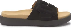 Sandalen|Pantoletten|Gabor Pantolette in Übergrößen Schwarz