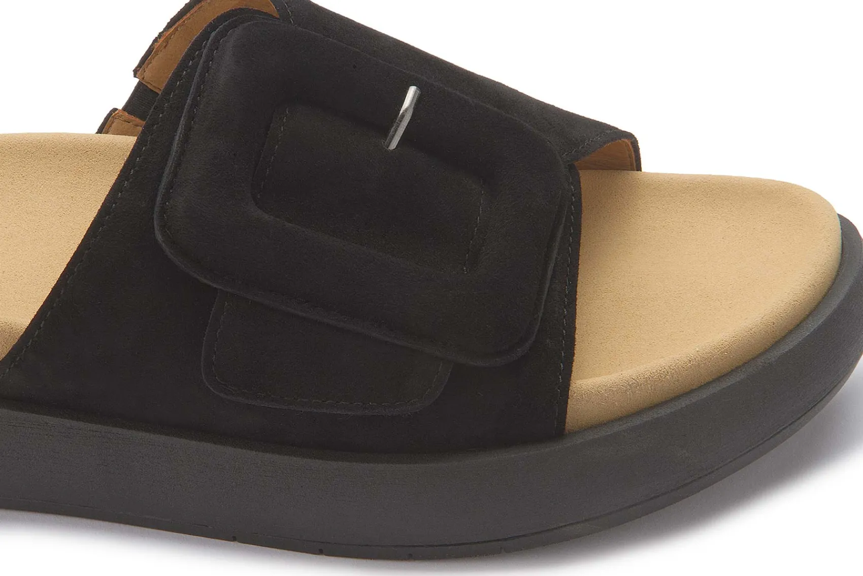 Sandalen|Pantoletten|Gabor Pantolette in Übergrößen Schwarz