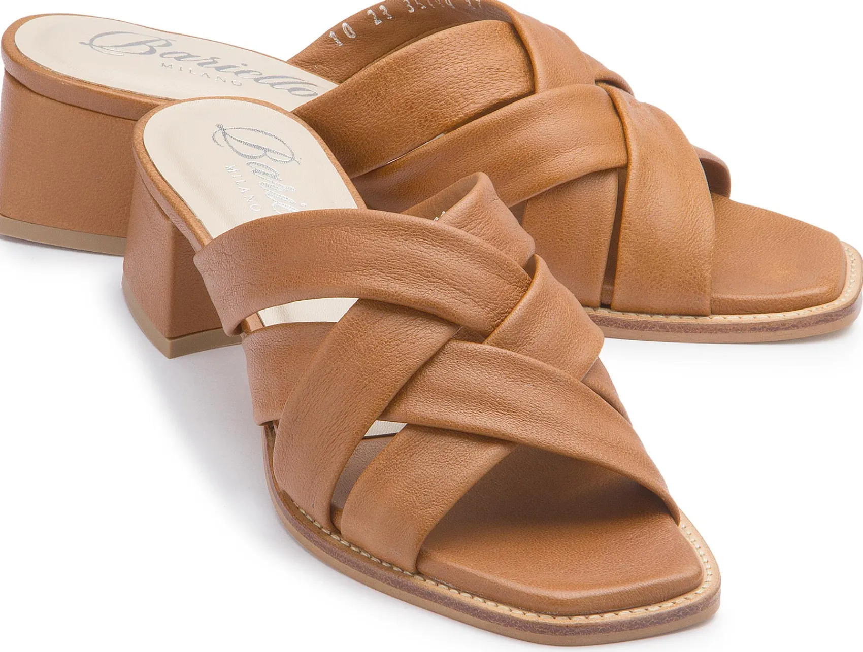 Sandalen|Pantoletten|Horsch Schuhe Pantolette in Übergrößen Braun
