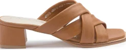 Sandalen|Pantoletten|Horsch Schuhe Pantolette in Übergrößen Braun