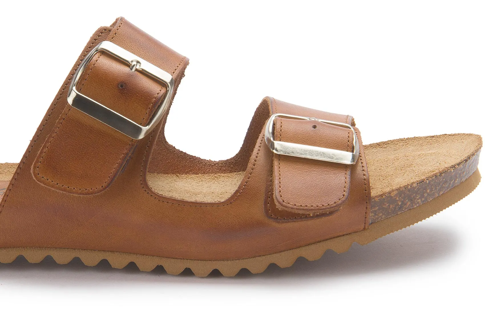 Sandalen|Pantoletten|Horsch Schuhe Pantolette in Übergrößen Braun