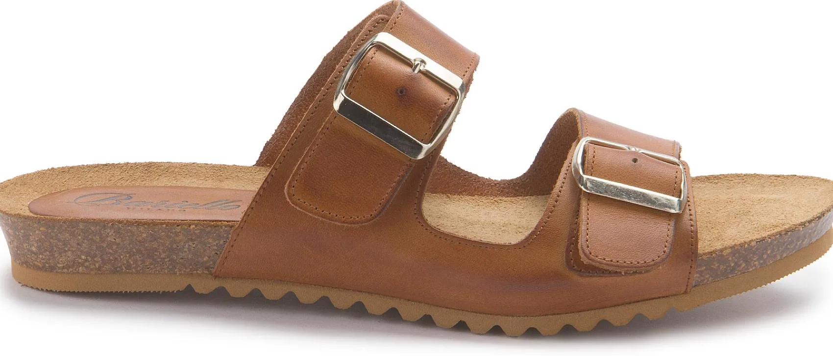 Sandalen|Pantoletten|Horsch Schuhe Pantolette in Übergrößen Braun