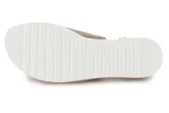 Sandalen|Pantoletten|Horsch Schuhe Pantolette in Übergrößen Beige