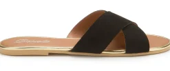 Sandalen|Pantoletten|Horsch Schuhe Pantolette in Übergrößen Schwarz