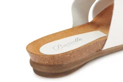Sandalen|Pantoletten|Horsch Schuhe Pantolette in Übergrößen Weiß