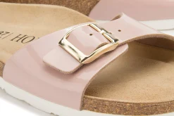 Sandalen|Pantoletten|Horsch Schuhe Pantolette in Übergrößen Rosa
