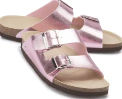 Sandalen|Pantoletten|Horsch Schuhe Pantolette in Übergrößen Rosa