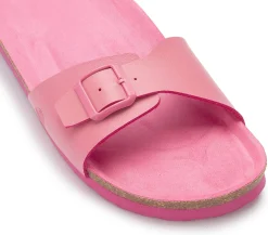 Sandalen|Pantoletten|Horsch Schuhe Pantolette in Übergrößen Pink