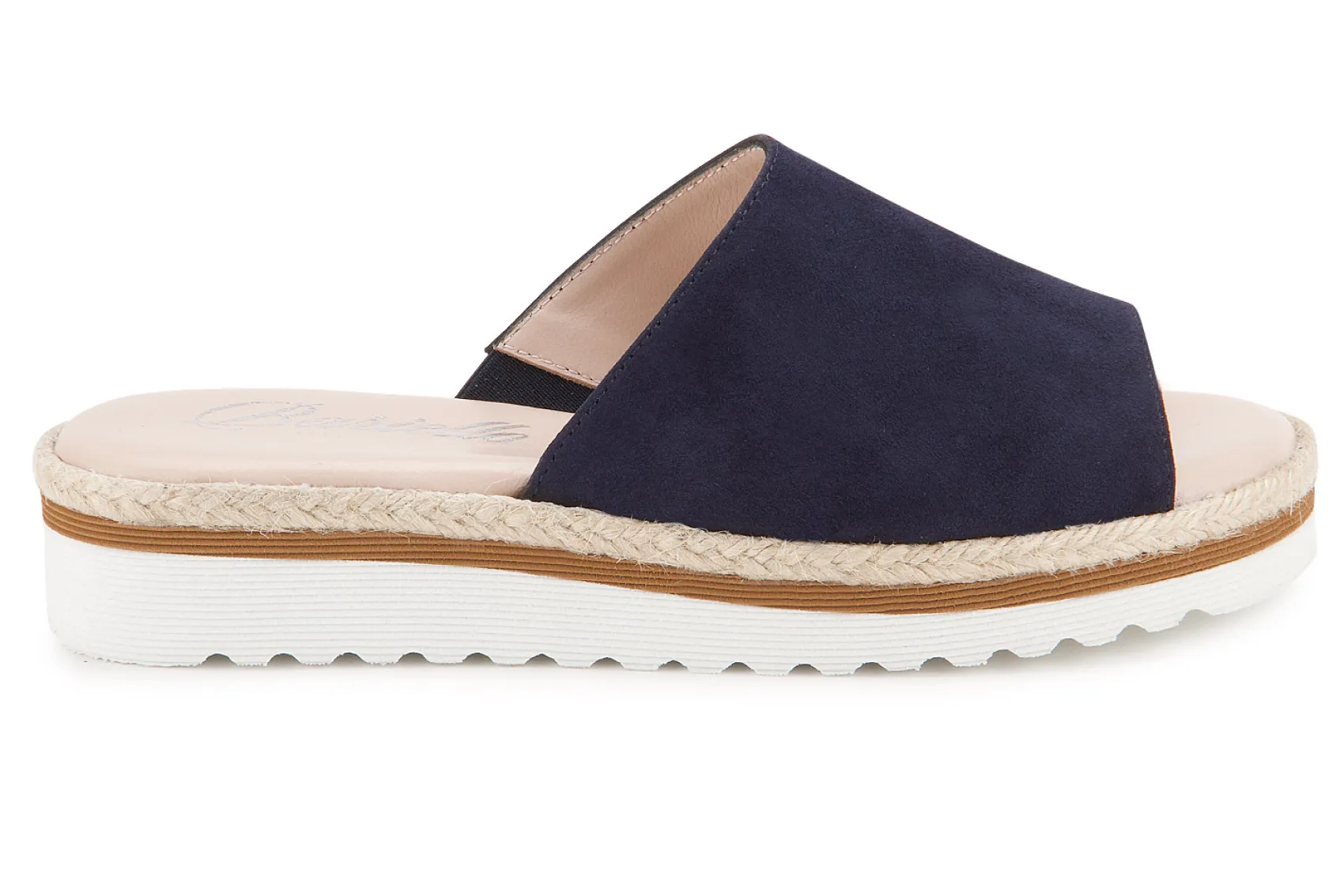 Sandalen|Pantoletten|Horsch Schuhe Pantolette in Übergrößen Blau