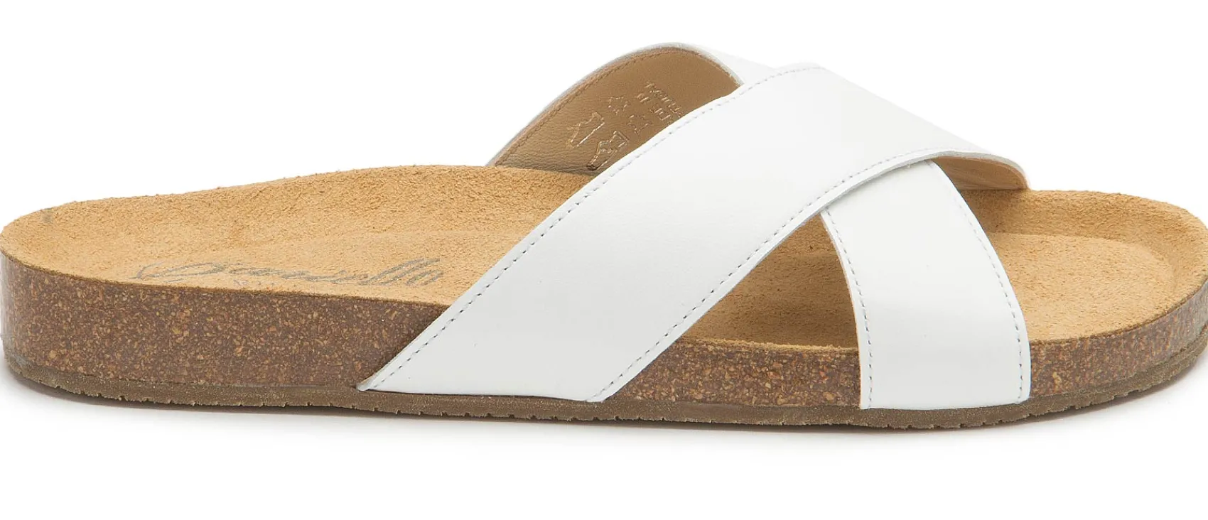 Sandalen|Pantoletten|Horsch Schuhe Pantolette in Übergrößen Weiß