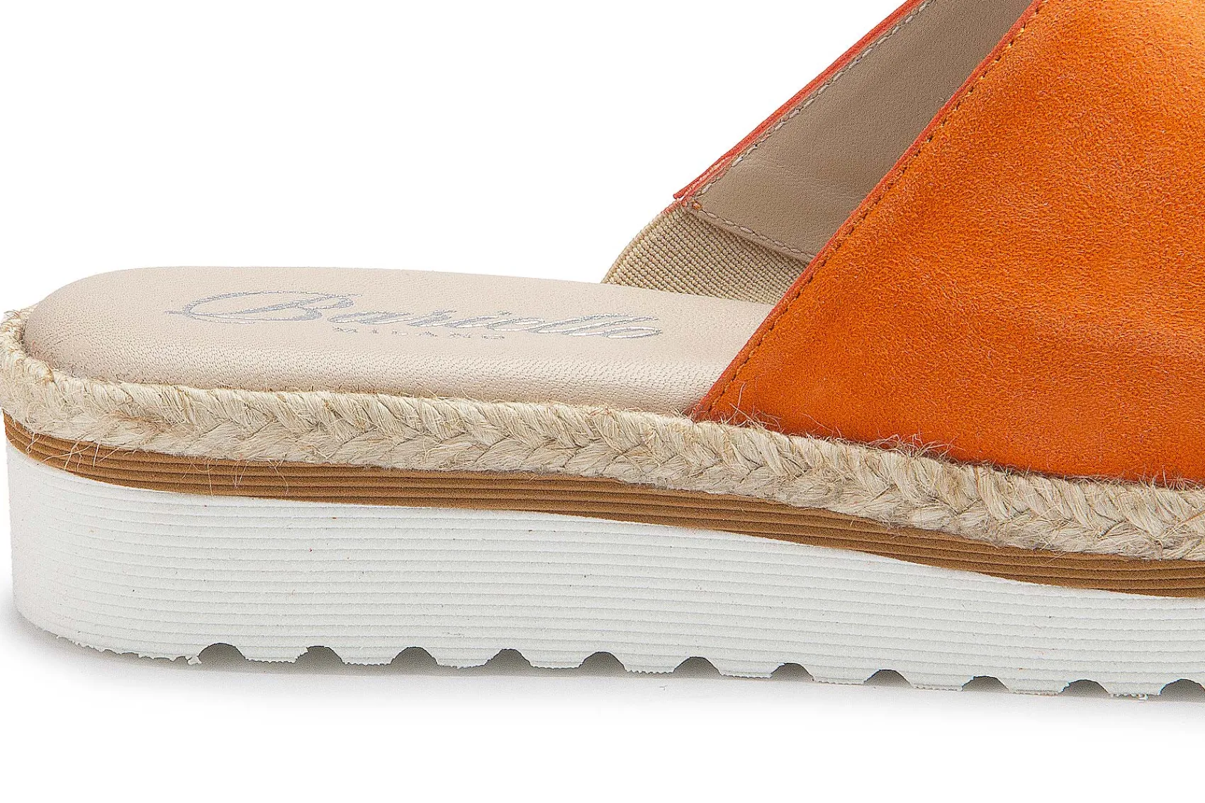 Sandalen|Pantoletten|Horsch Schuhe Pantolette in Übergrößen Orange