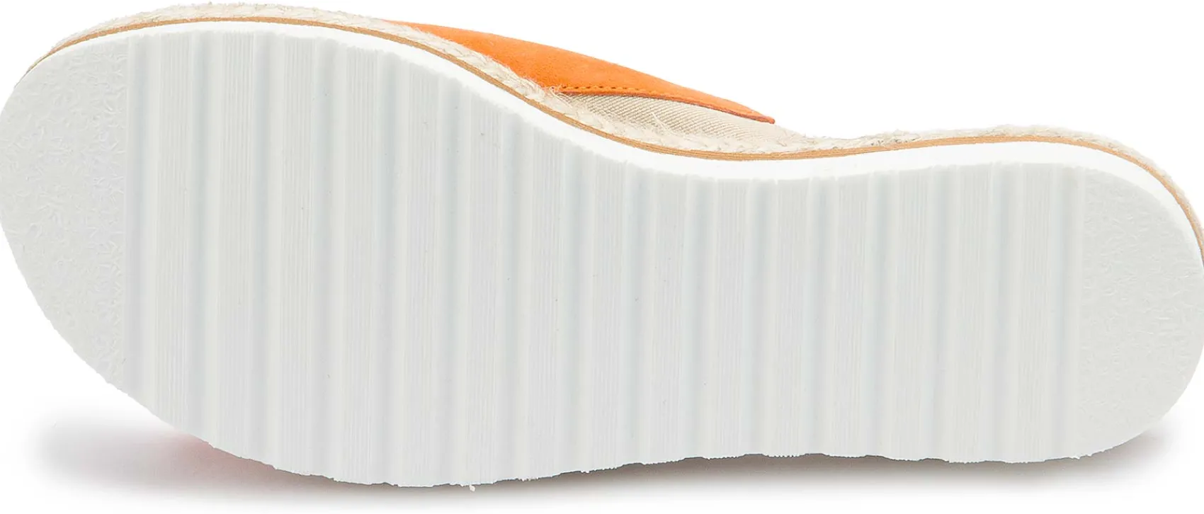 Sandalen|Pantoletten|Horsch Schuhe Pantolette in Übergrößen Orange