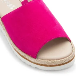 Sandalen|Pantoletten|Horsch Schuhe Pantolette in Übergrößen Pink