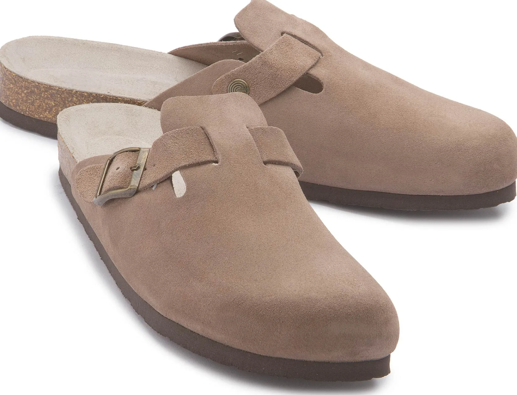 Sandalen|Hausschuhe|Horsch Schuhe Pantolette in Übergrößen Braun