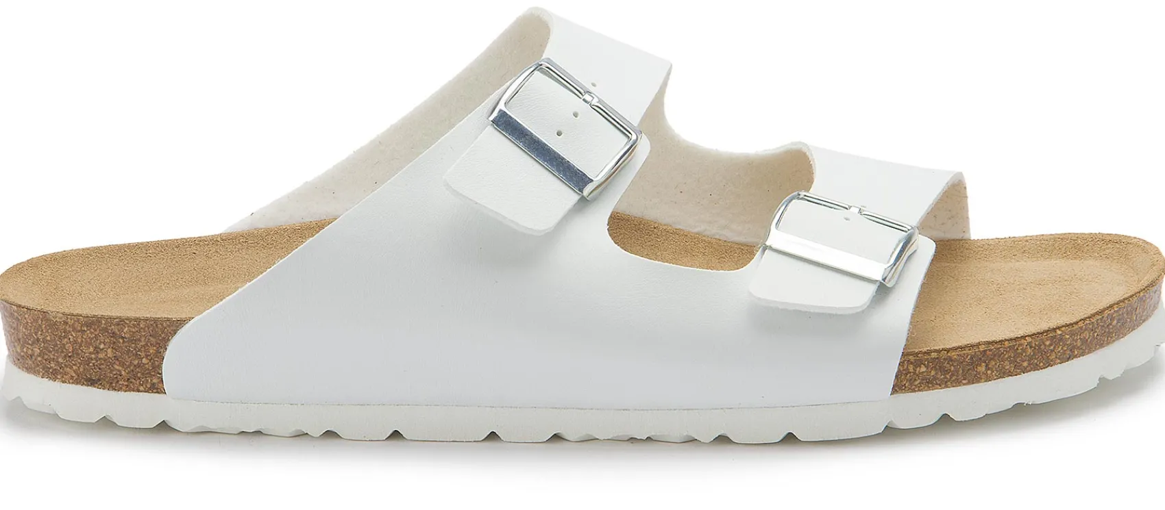 Sandalen|Hausschuhe|Horsch Schuhe Pantolette in Übergrößen Weiß