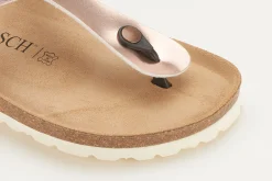 Zehentrenner|Sandalen|Horsch Schuhe Pantolette in Untergrößen Gold