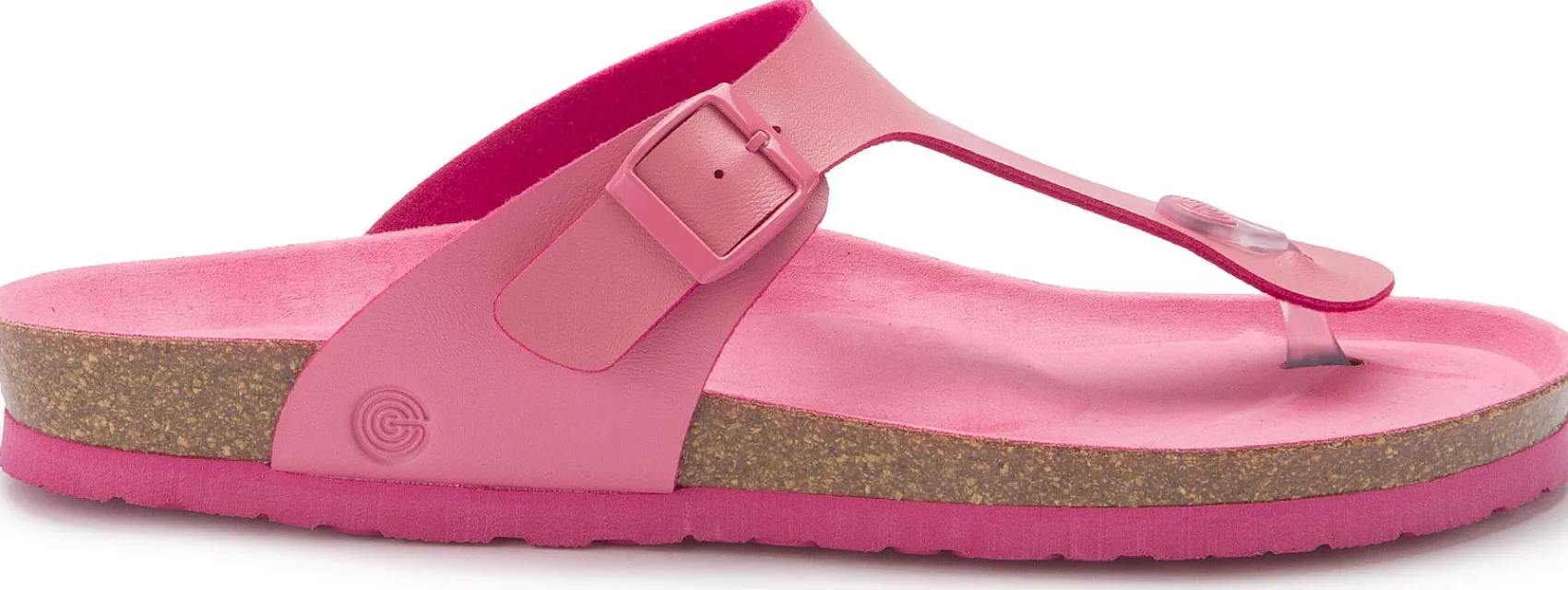 Zehentrenner|Sandalen|Horsch Schuhe Pantolette in Untergrößen Pink