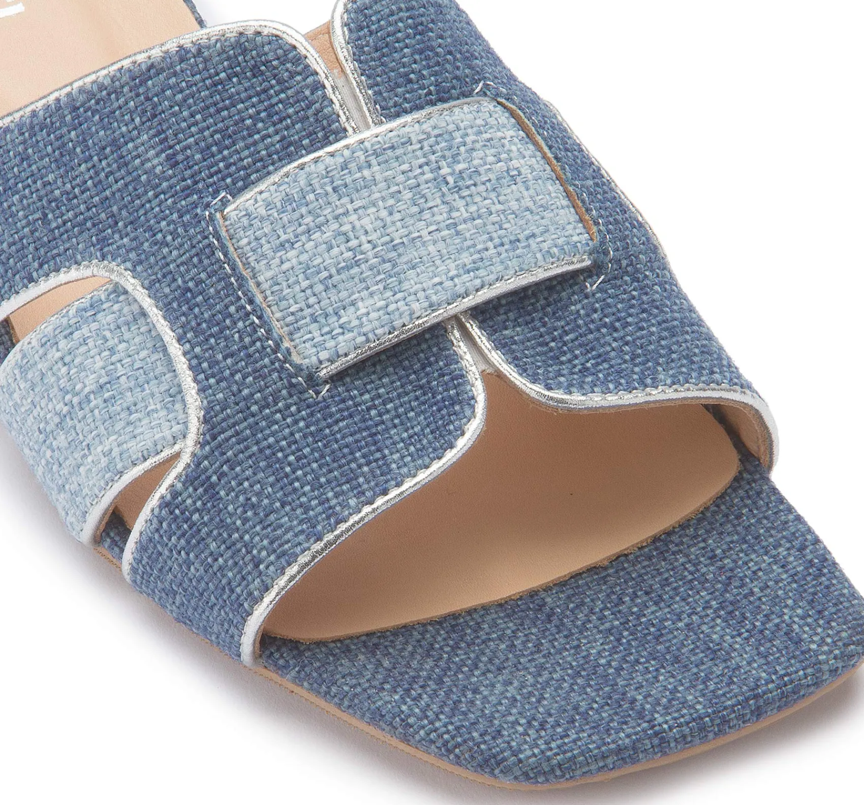 Pantoletten|Horsch Schuhe Pantolette in Untergrößen Blau