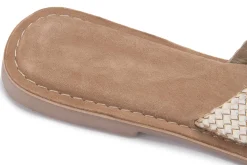 Sandalen|Pantoletten|Horsch Schuhe Pantolette in Untergrößen Gold