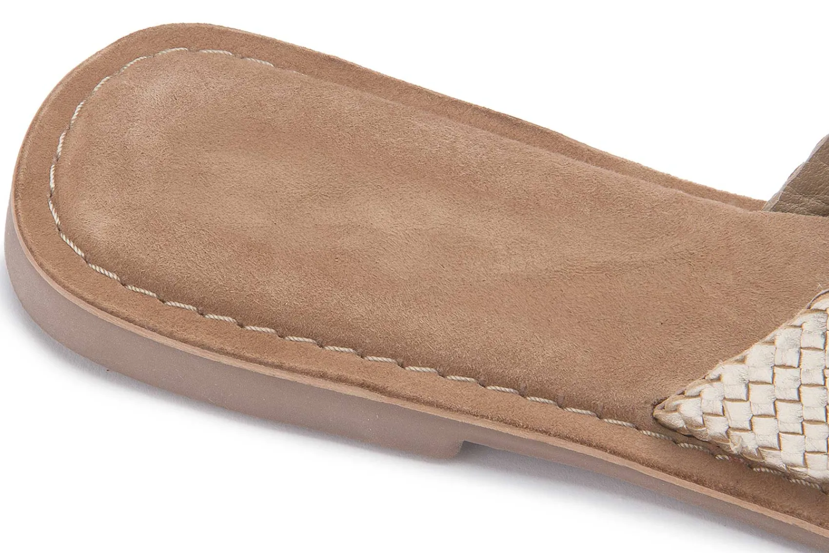 Sandalen|Pantoletten|Horsch Schuhe Pantolette in Untergrößen Gold