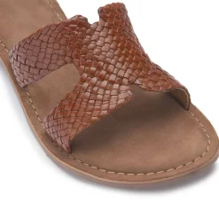 Sandalen|Pantoletten|Horsch Schuhe Pantolette in Untergrößen Braun
