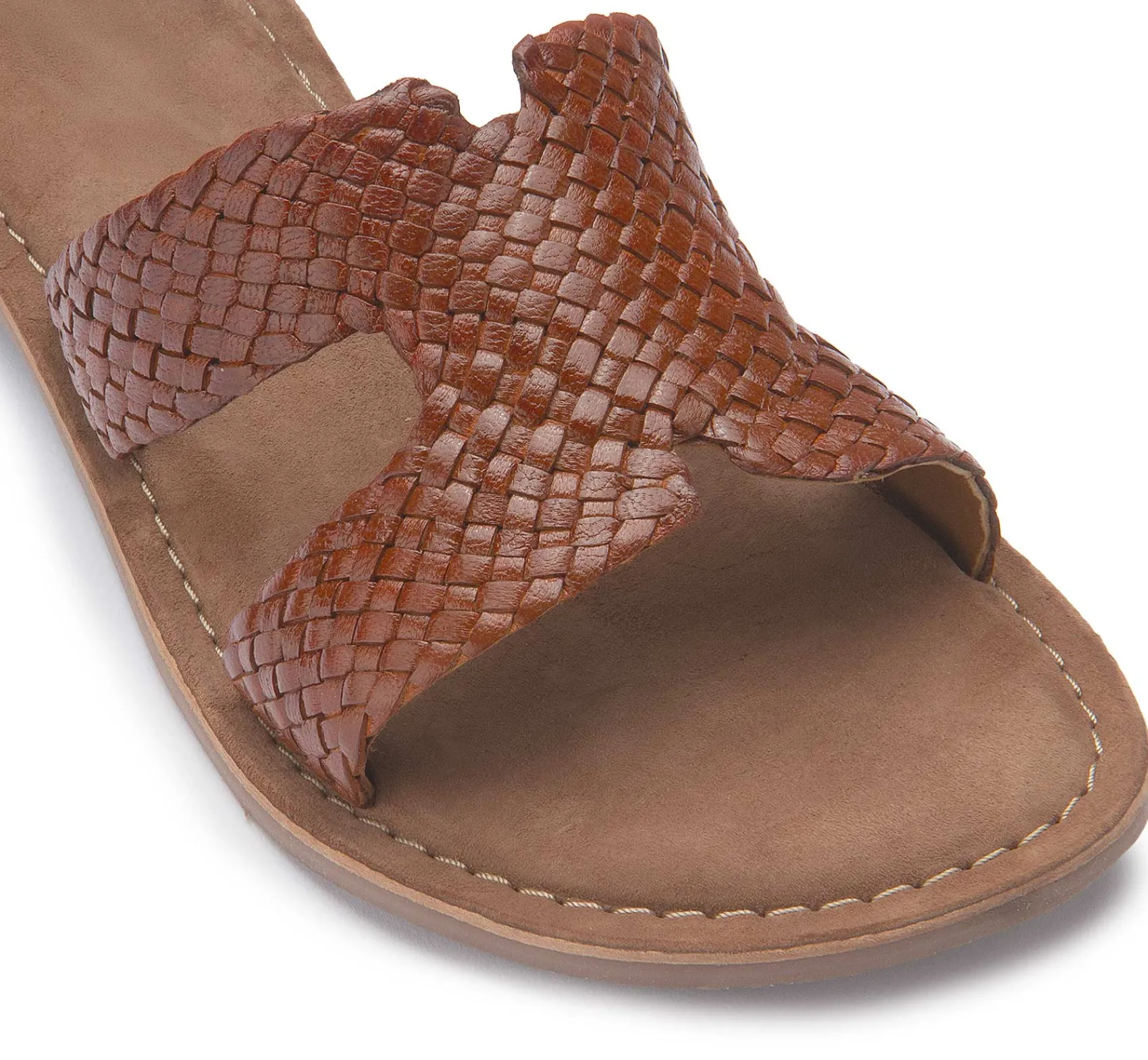 Sandalen|Pantoletten|Horsch Schuhe Pantolette in Untergrößen Braun