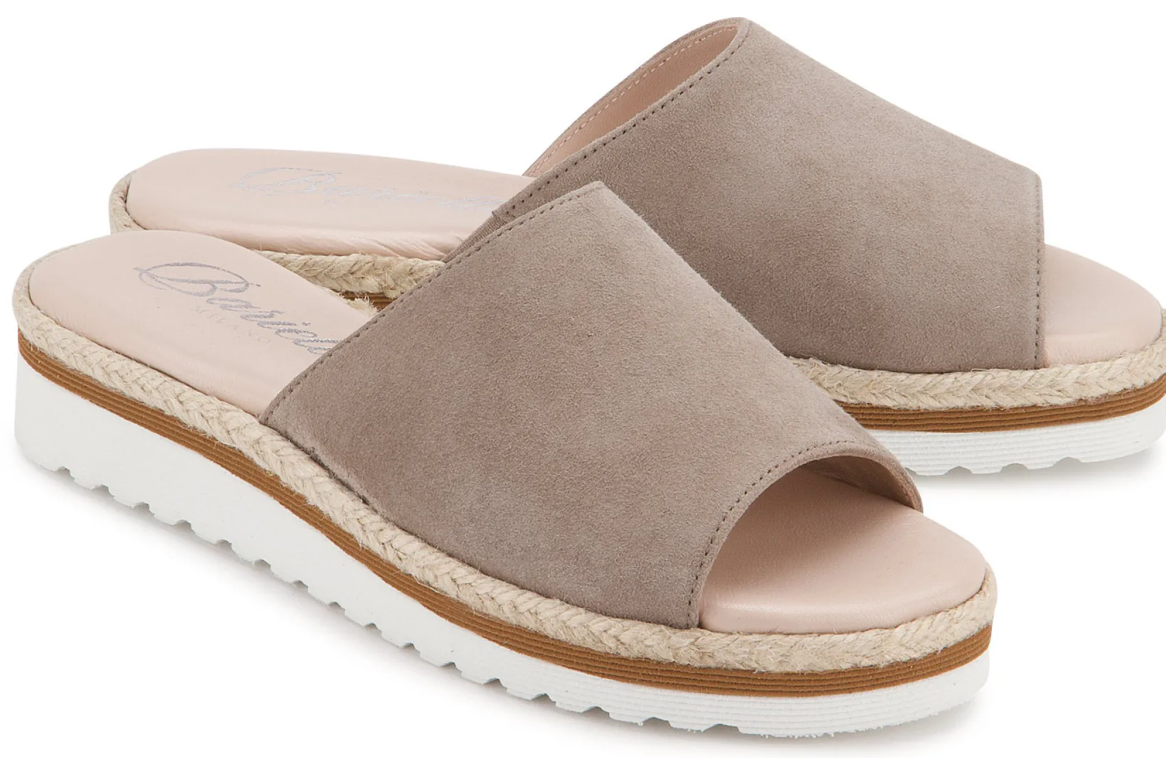 Sandalen|Pantoletten|Horsch Schuhe Pantolette in Untergrößen Beige