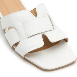 Sandalen|Pantoletten|Horsch Schuhe Pantolette in Untergrößen Weiß