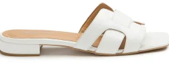 Sandalen|Pantoletten|Horsch Schuhe Pantolette in Untergrößen Weiß