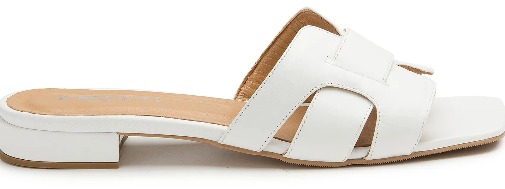 Sandalen|Pantoletten|Horsch Schuhe Pantolette in Untergrößen Weiß