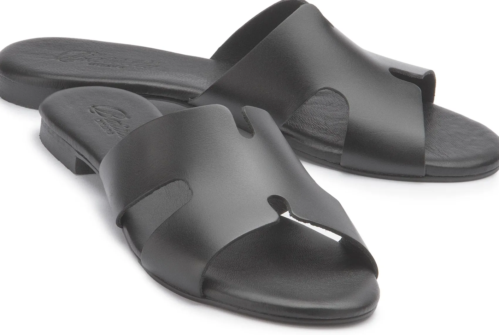 Sandalen|Pantoletten|Horsch Schuhe Pantolette in Untergrößen Schwarz