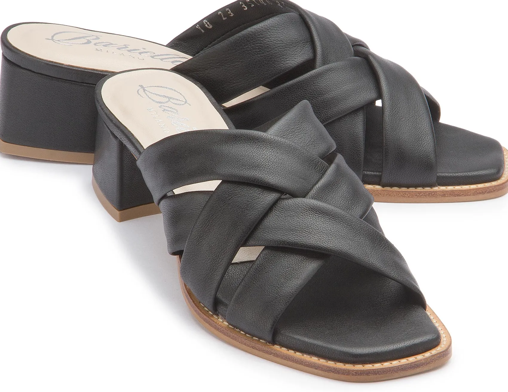Sandalen|Pantoletten|Horsch Schuhe Pantolette in Untergrößen Schwarz