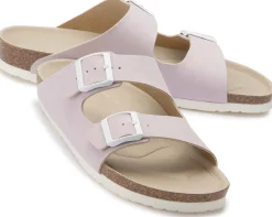 Sandalen|Pantoletten|Horsch Schuhe Pantolette in Untergrößen Lila