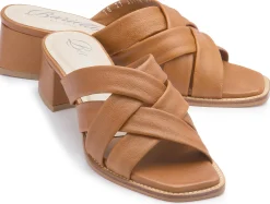 Sandalen|Pantoletten|Horsch Schuhe Pantolette in Untergrößen Braun