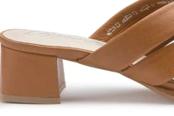 Sandalen|Pantoletten|Horsch Schuhe Pantolette in Untergrößen Braun