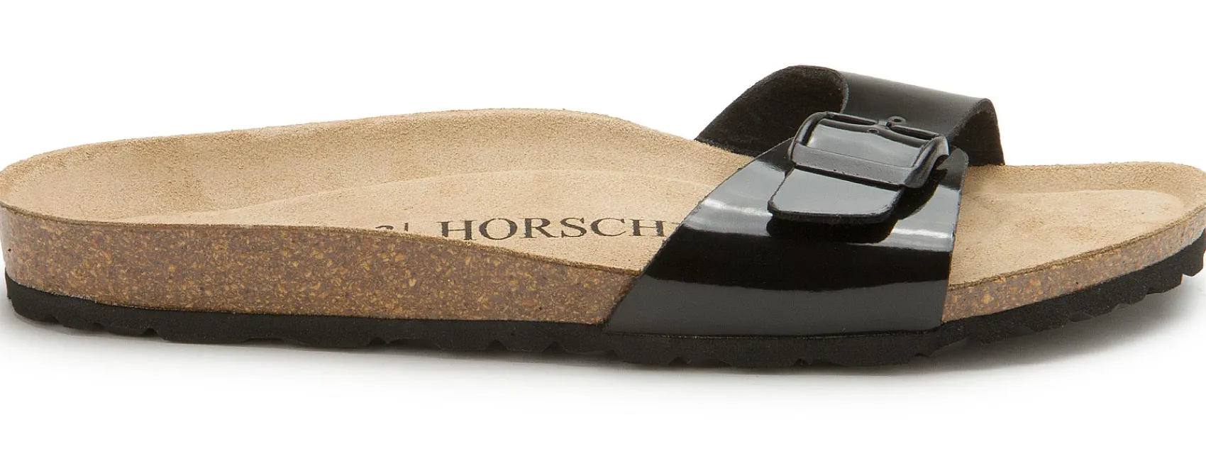 Sandalen|Pantoletten|Horsch Schuhe Pantolette in Untergrößen Schwarz