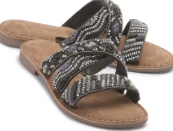 Sandalen|Pantoletten|Horsch Schuhe Pantolette in Untergrößen Schwarz